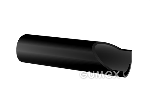 PA rúrka pre vzduch, 12x1,5mm, 27bar, PA12, -40°C/+80°C, čierna